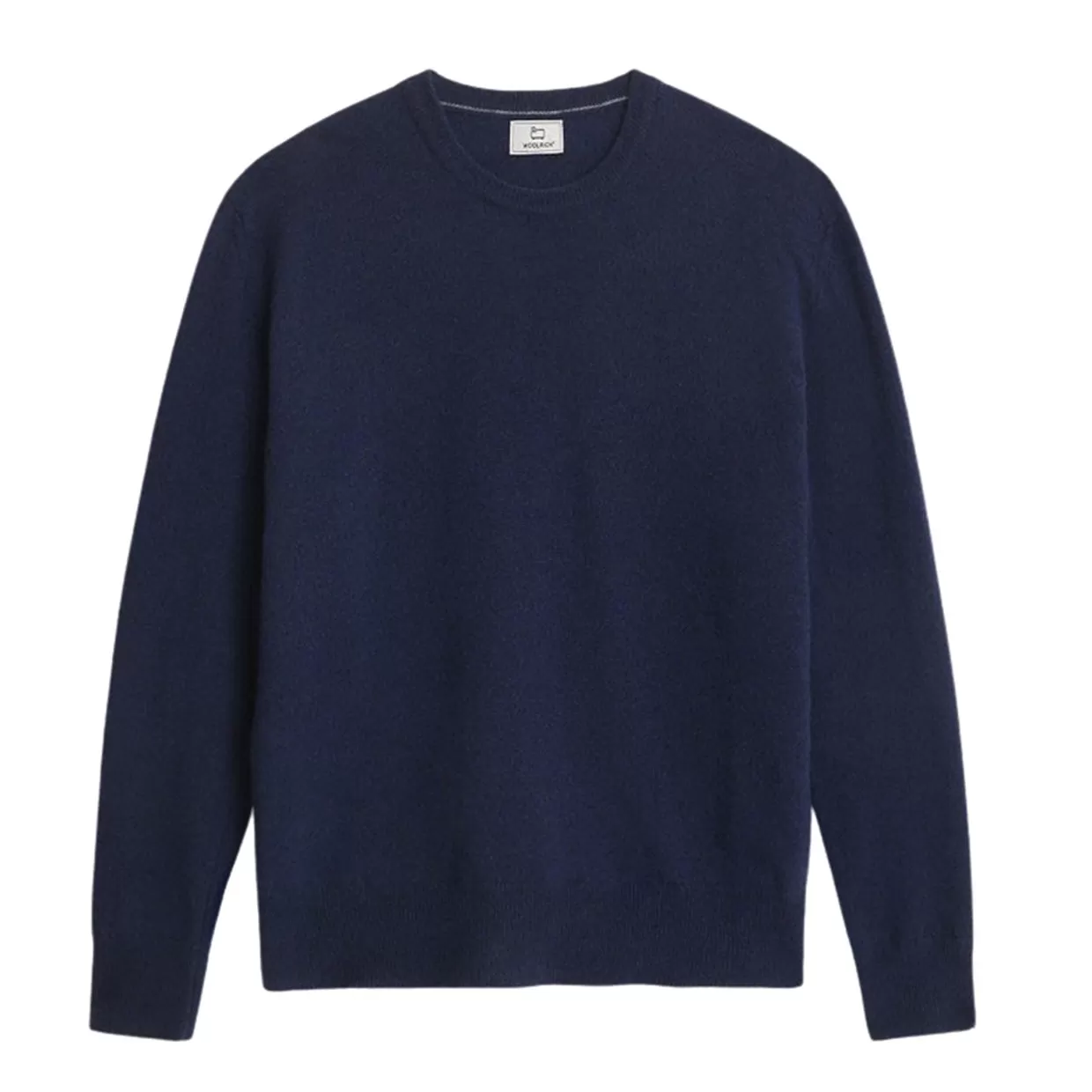 Maglione Woolrich Girocollo Super Geelong Blu Iron