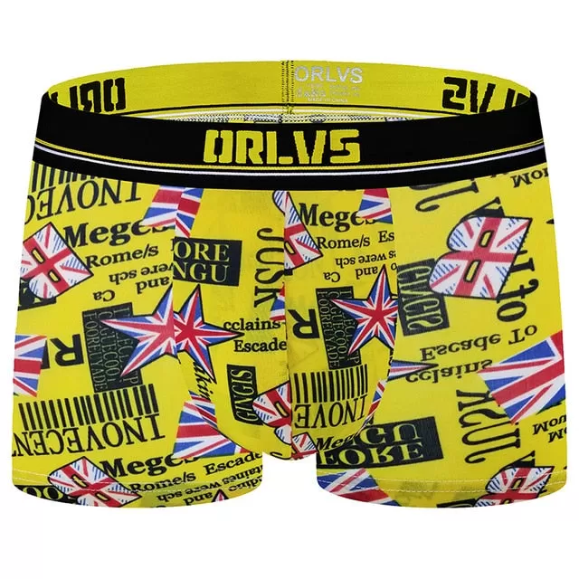 Men boxer sexy gay underwear shorts