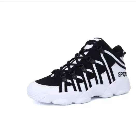 Men Casual Walking Breathable Lace-Up Shoes