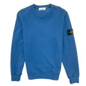 Men's Applique Logo Sweatshirt Blue Size S