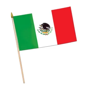 Mexican Flag 8 x 12 on dowel