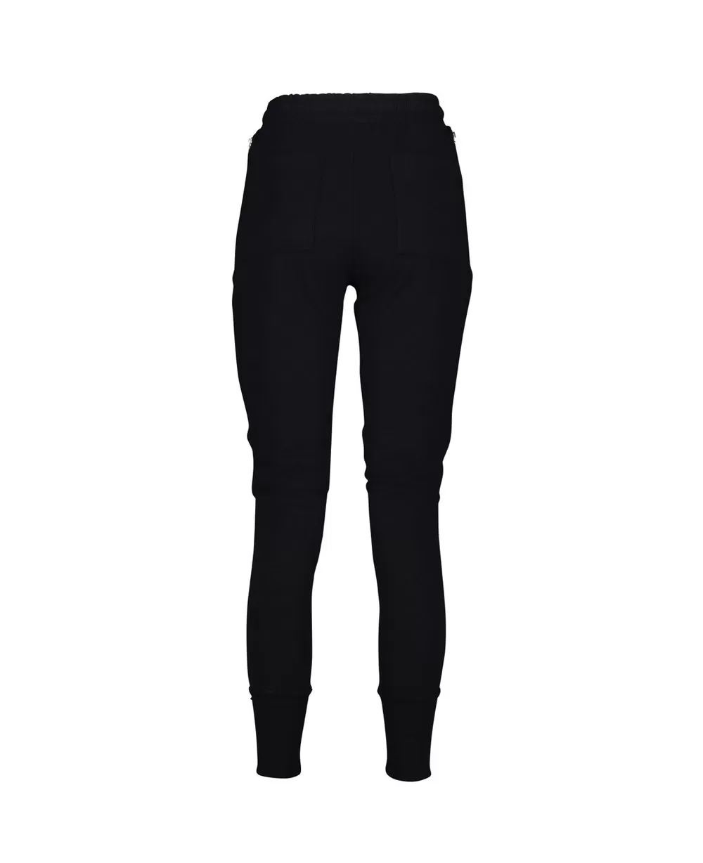 Moke Violet Jogger pants - Black