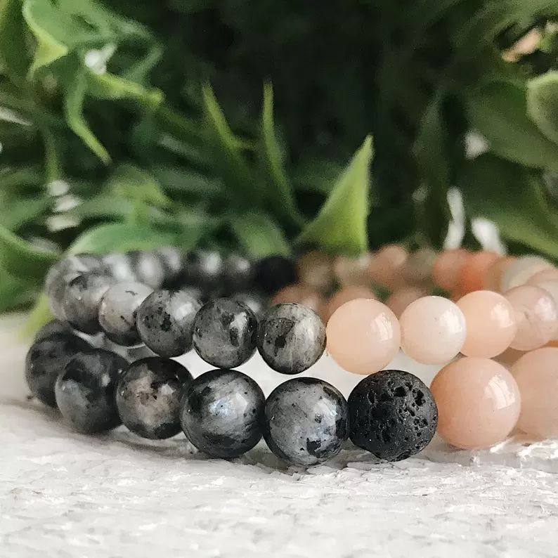 Moonstone Mala Bracelet