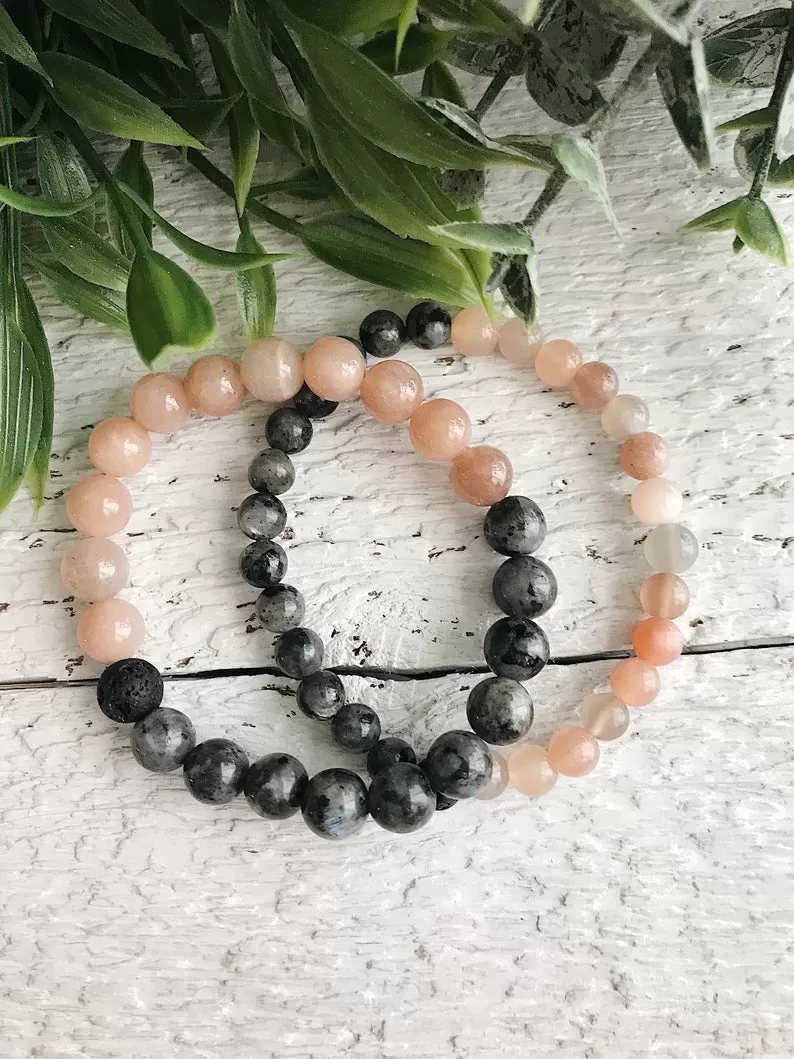 Moonstone Mala Bracelet