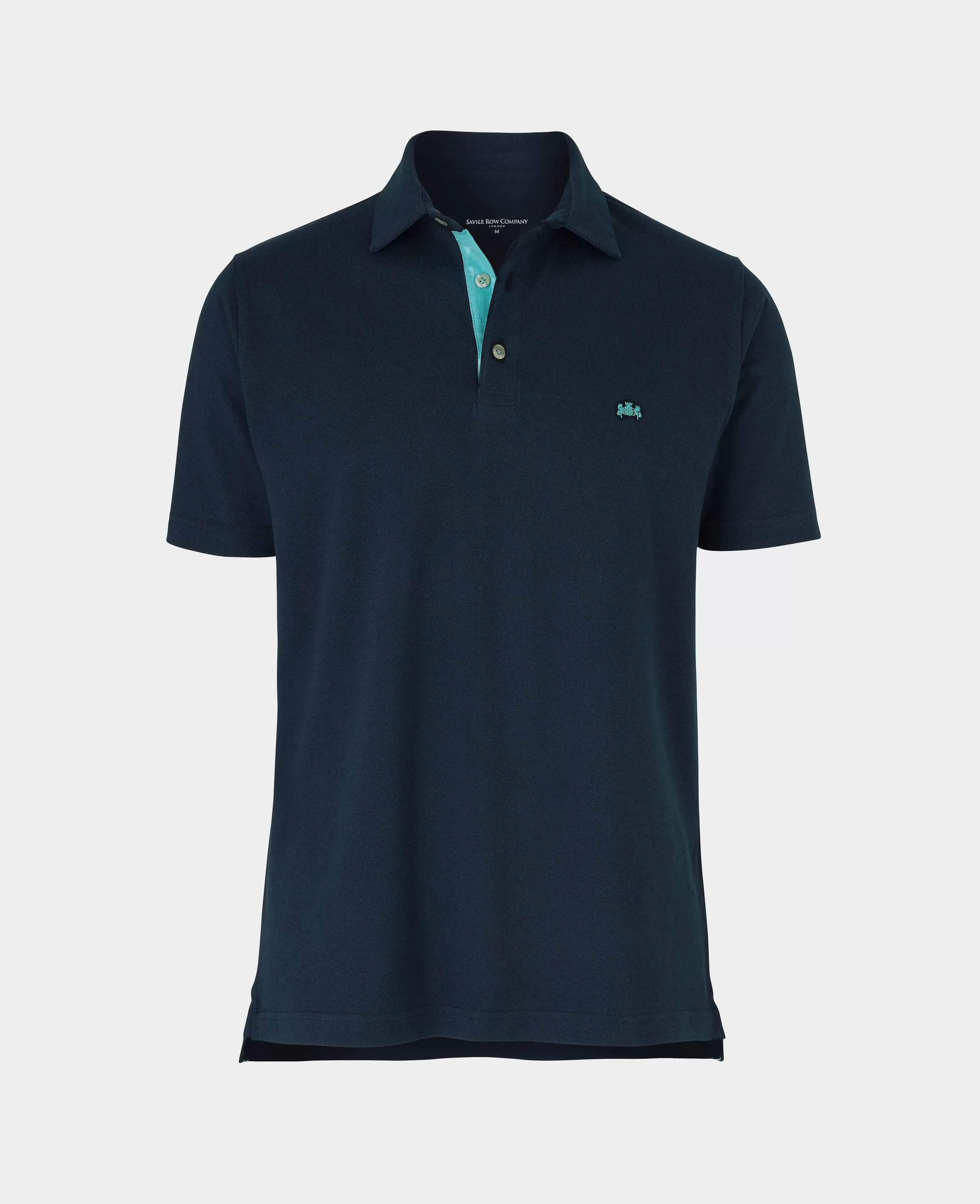 Navy Classic Fit Short Sleeve Polo Shirt