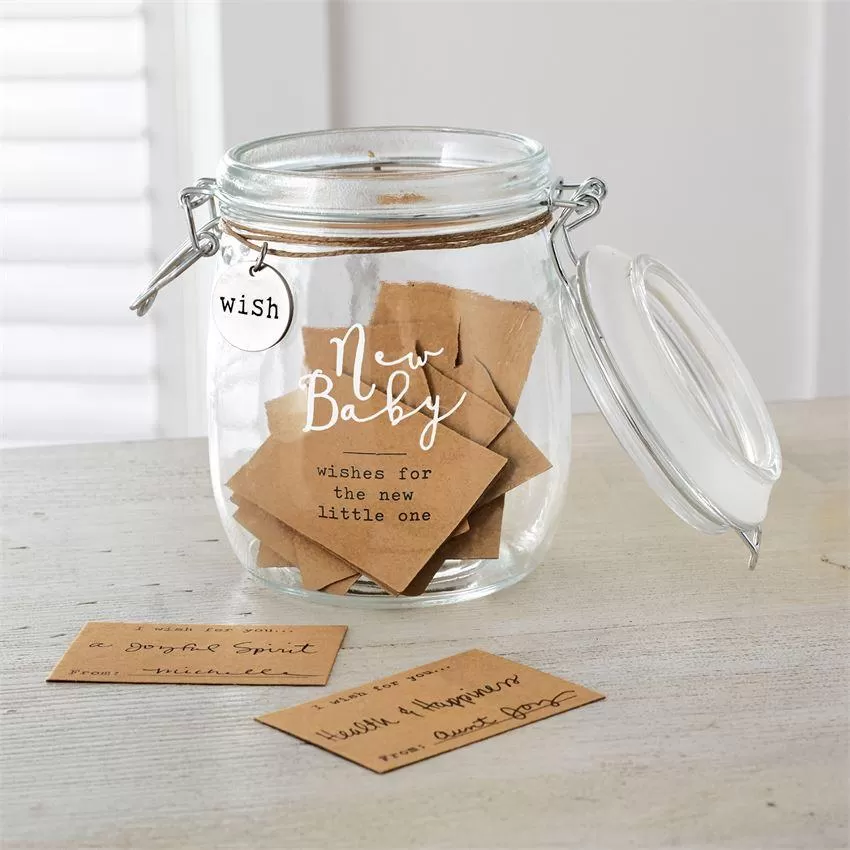 New Baby Sentiment Jar