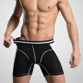 New Men Underwear Boxers Long Leg Short Boxer Homme Panties