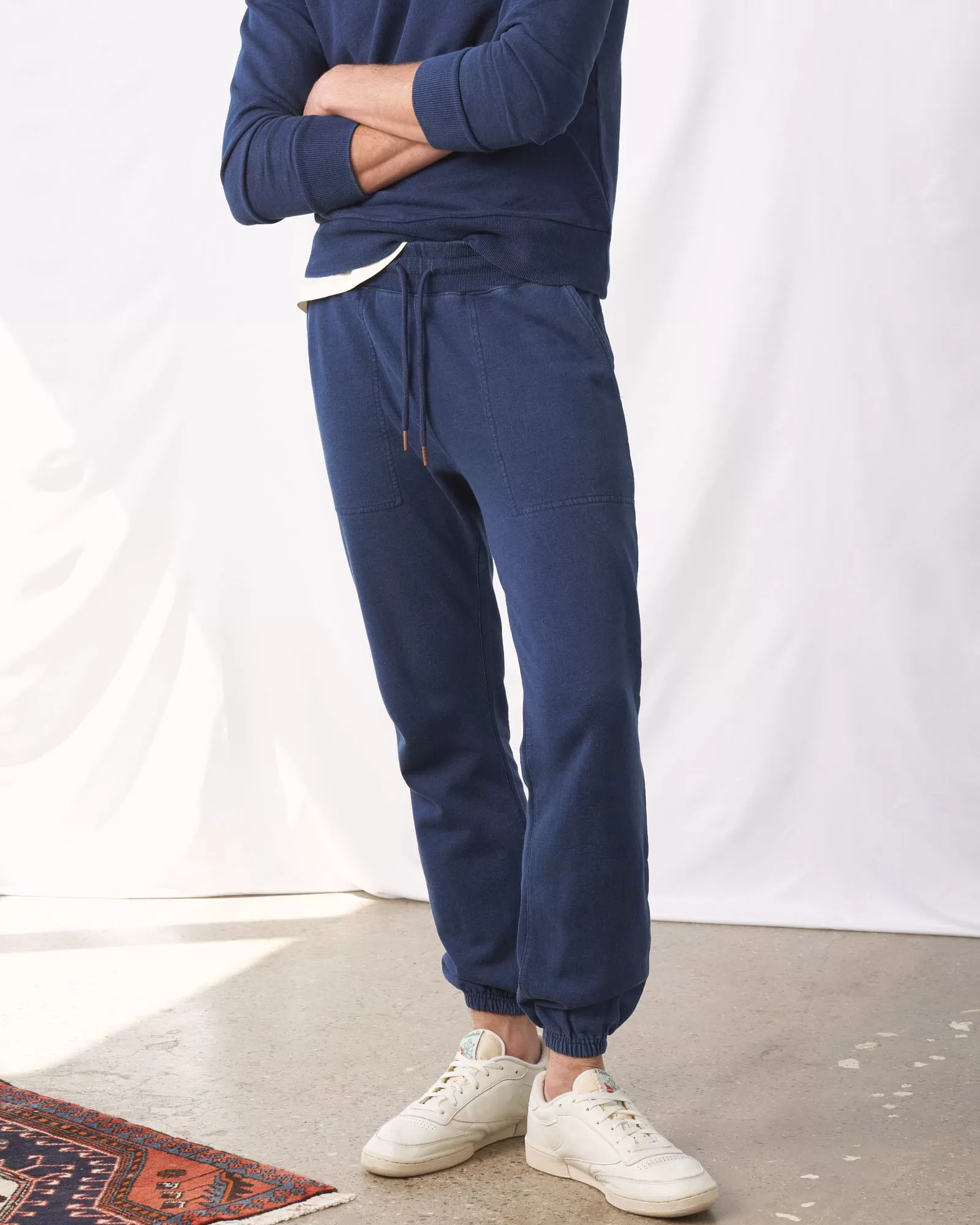 Organic Indigo Throwback Sweatpant