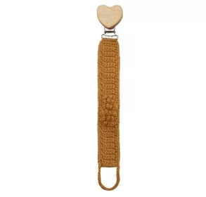 Pacifier Strap Cotton - Ochre