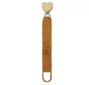 Pacifier Strap Cotton - Ochre