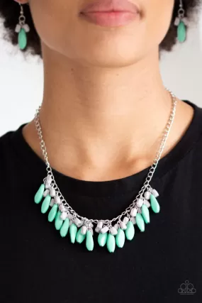 Paparazzi Accessories - Bead Binge - Green Necklace