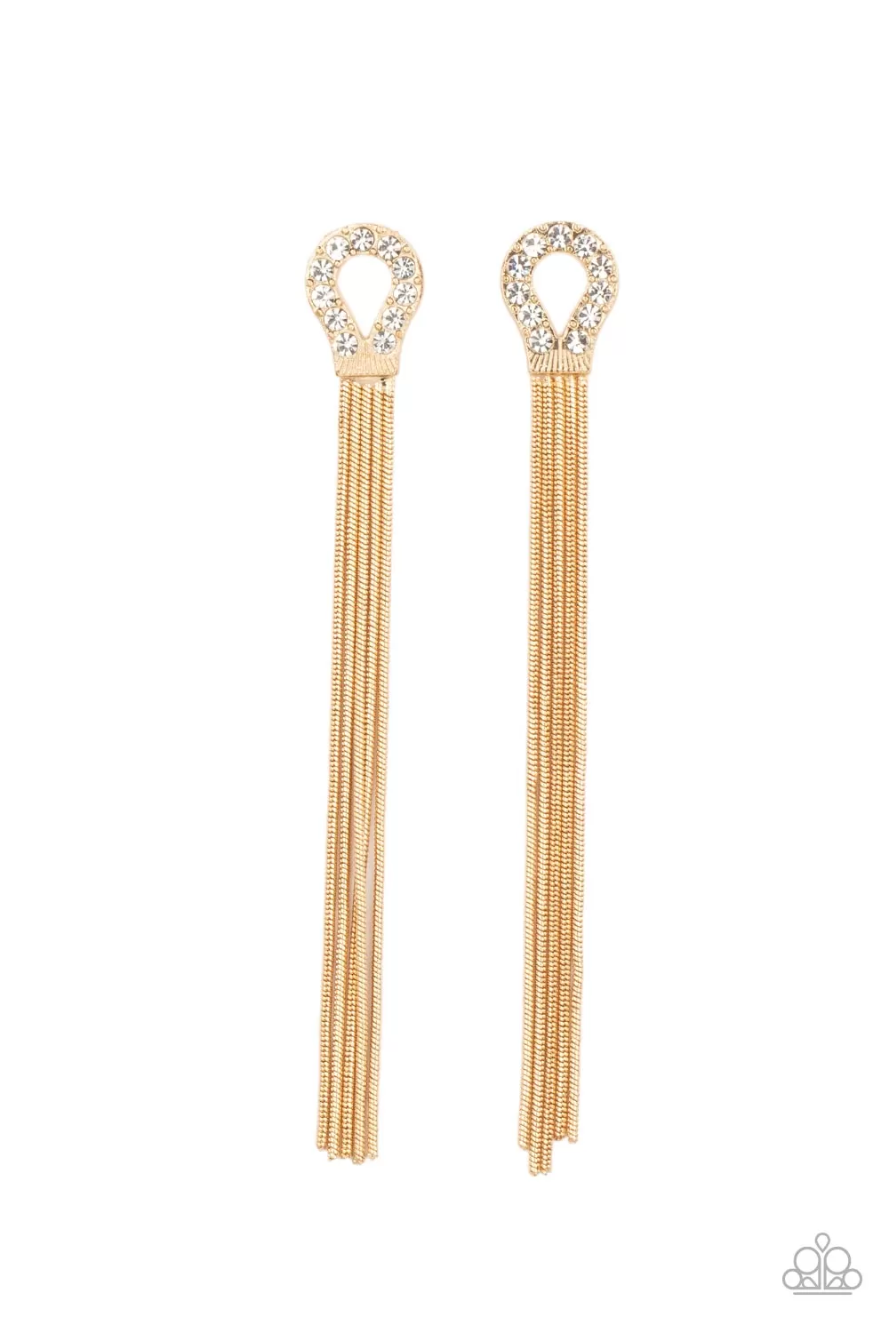 Paparazzi Dallas Debutante - Gold Post Earring