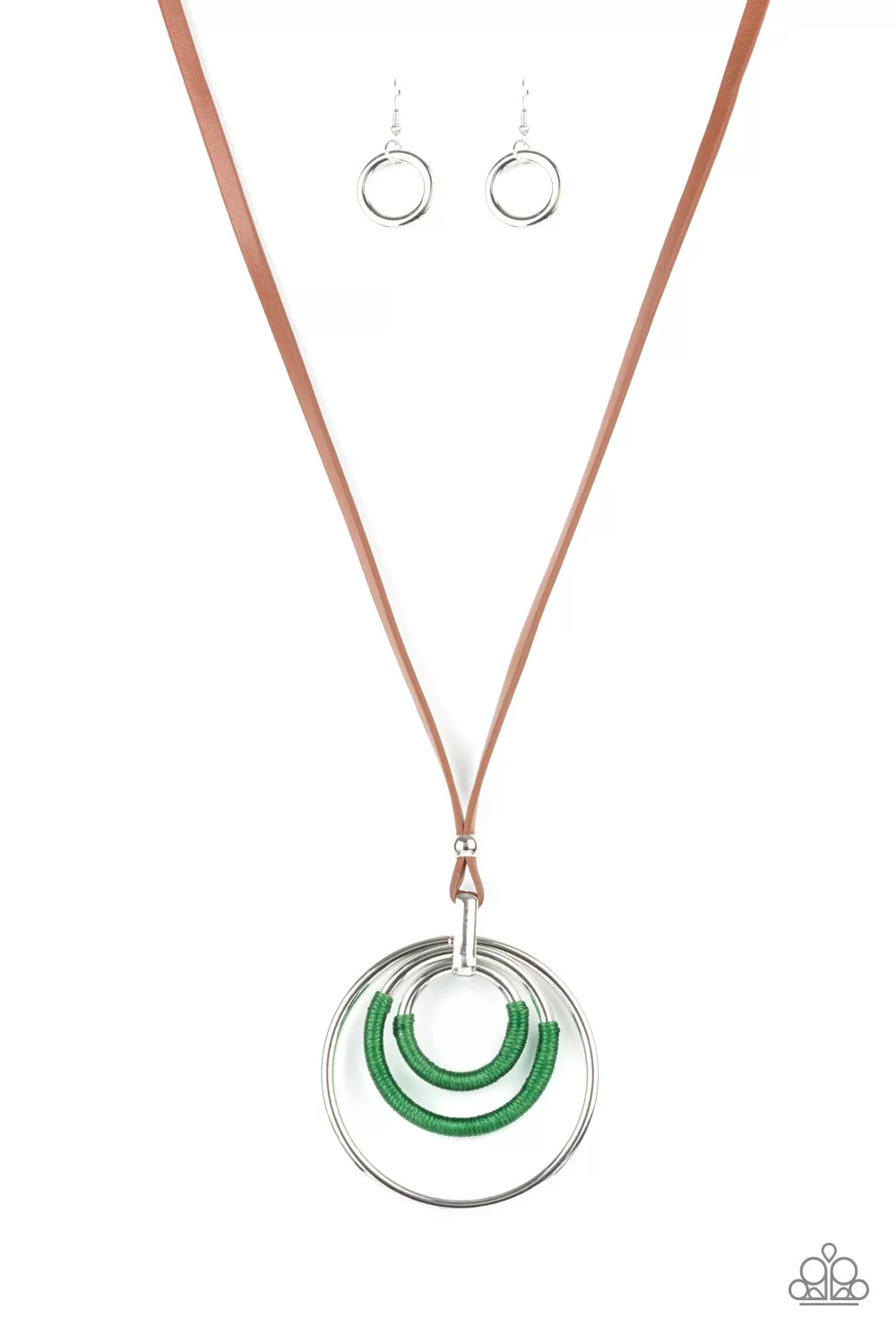 Paparazzi Necklace ~ Hypnotic Happenings - Green