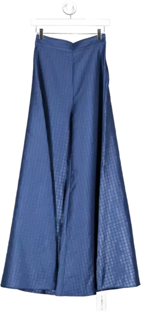 Paper London Blue Extreme Leg Trousers UK 8