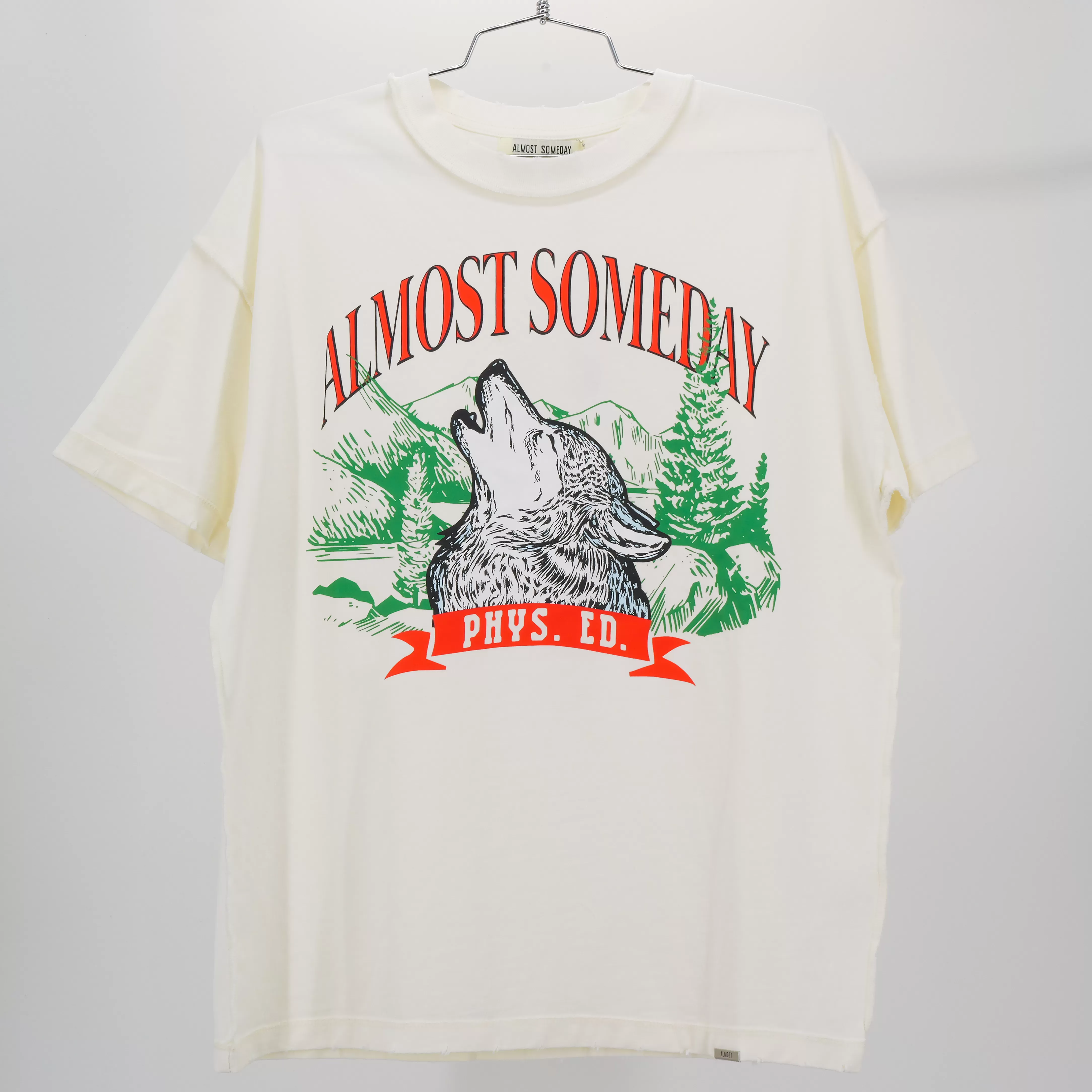 PHYS-ED TEE VINTAGE WHITE