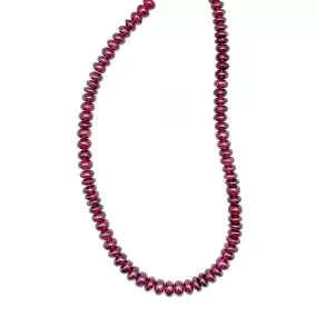 Rhodolite garnet necklace