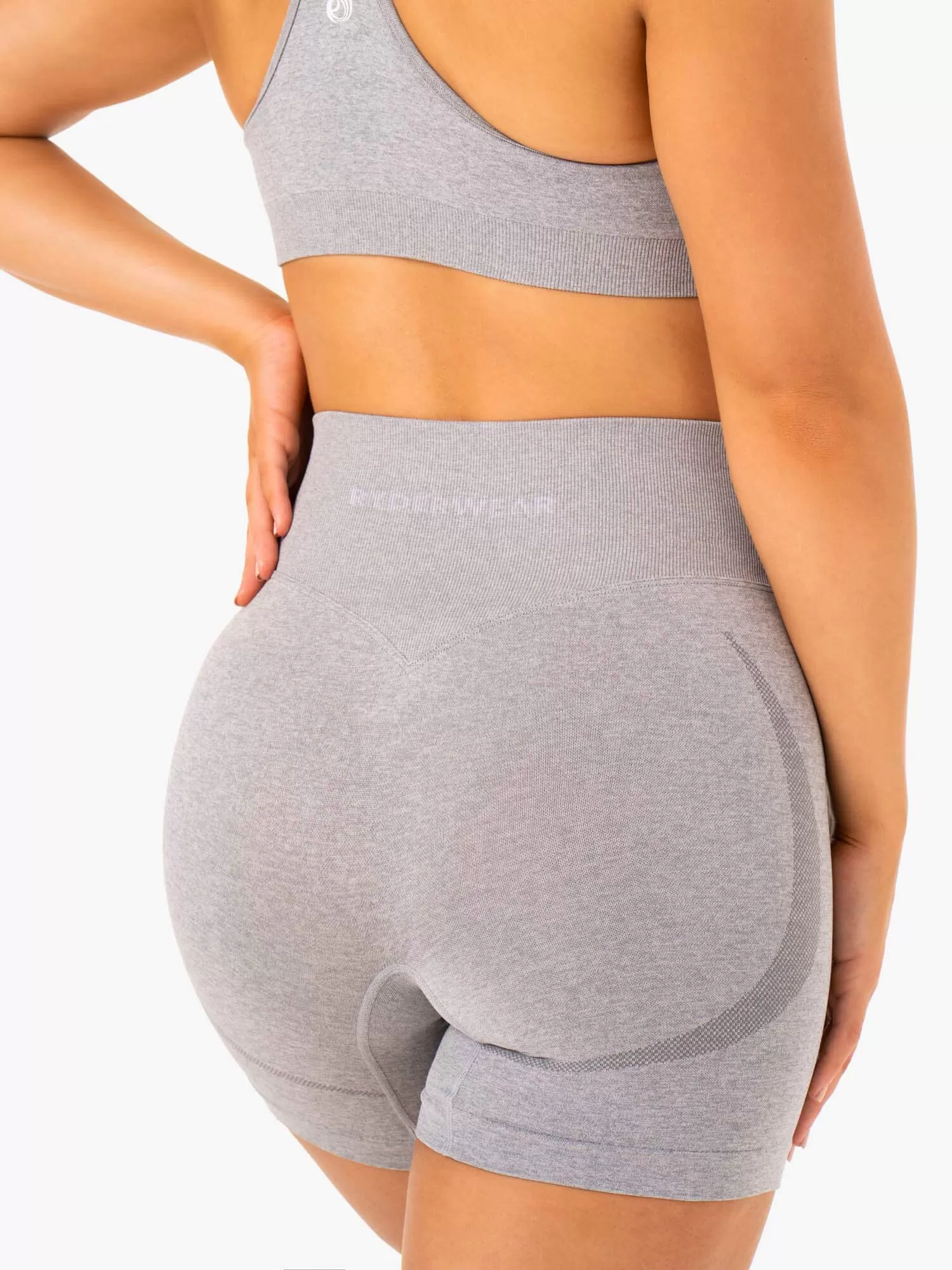 Sculpt Seamless Shorts - Grey Marl