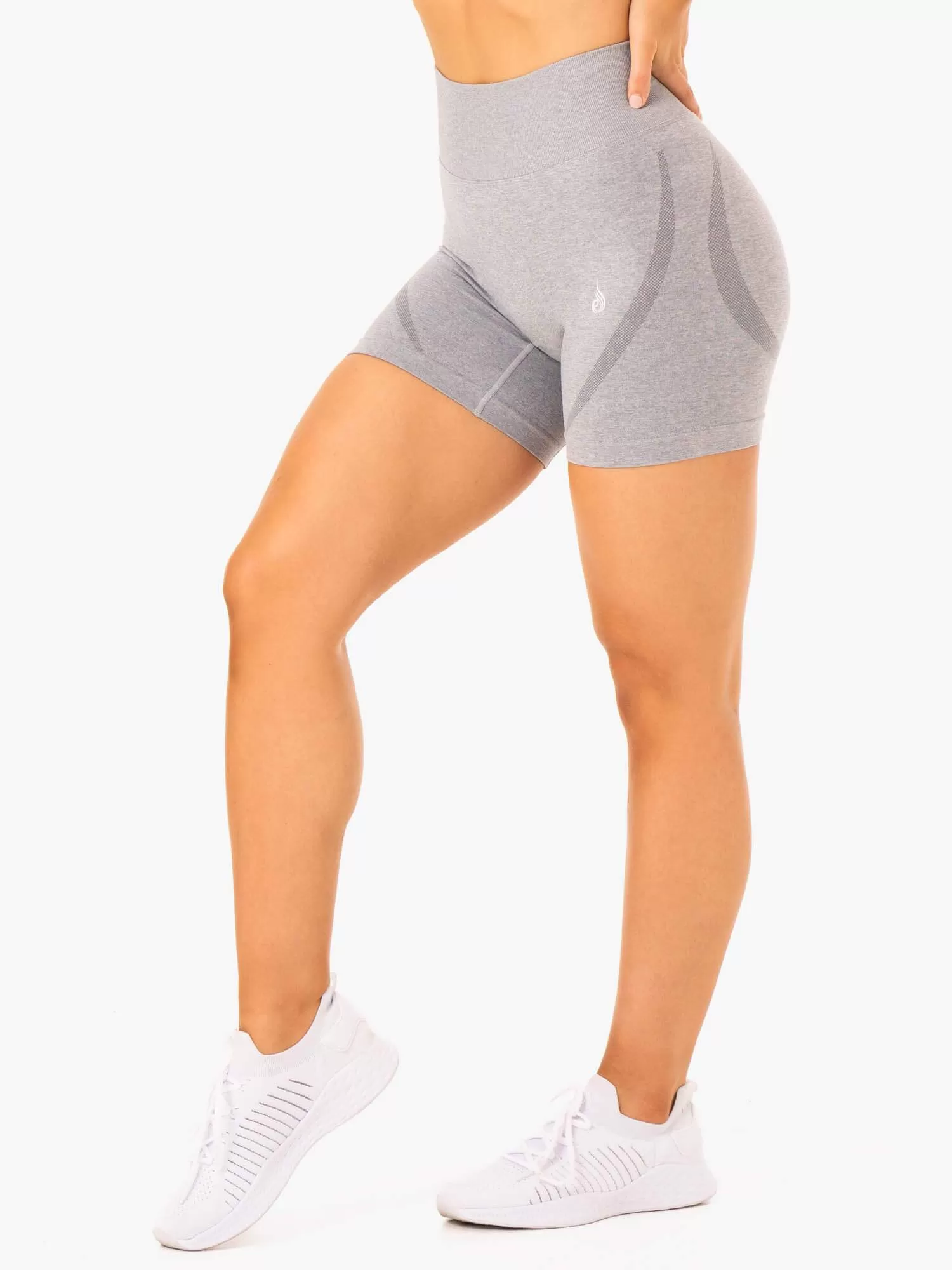 Sculpt Seamless Shorts - Grey Marl