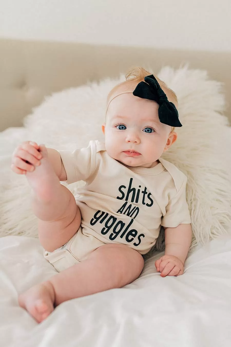 Shits & Giggles Organic Baby Bodysuit