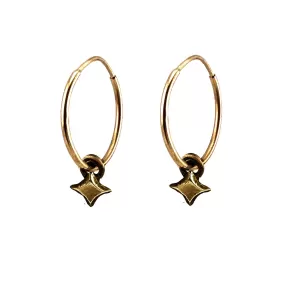 SPARKLE Tiny Hoops - Bronze