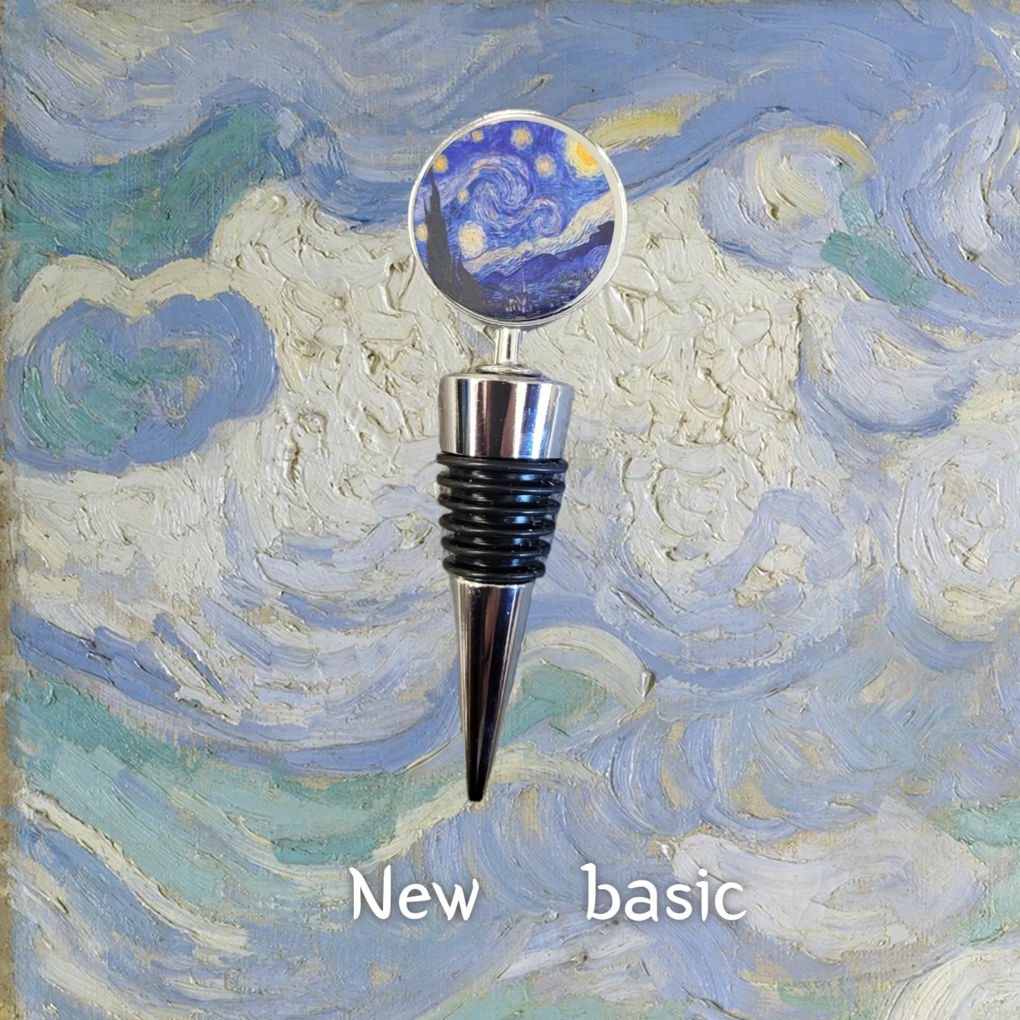 Starry Night Wine Bottle Stopper