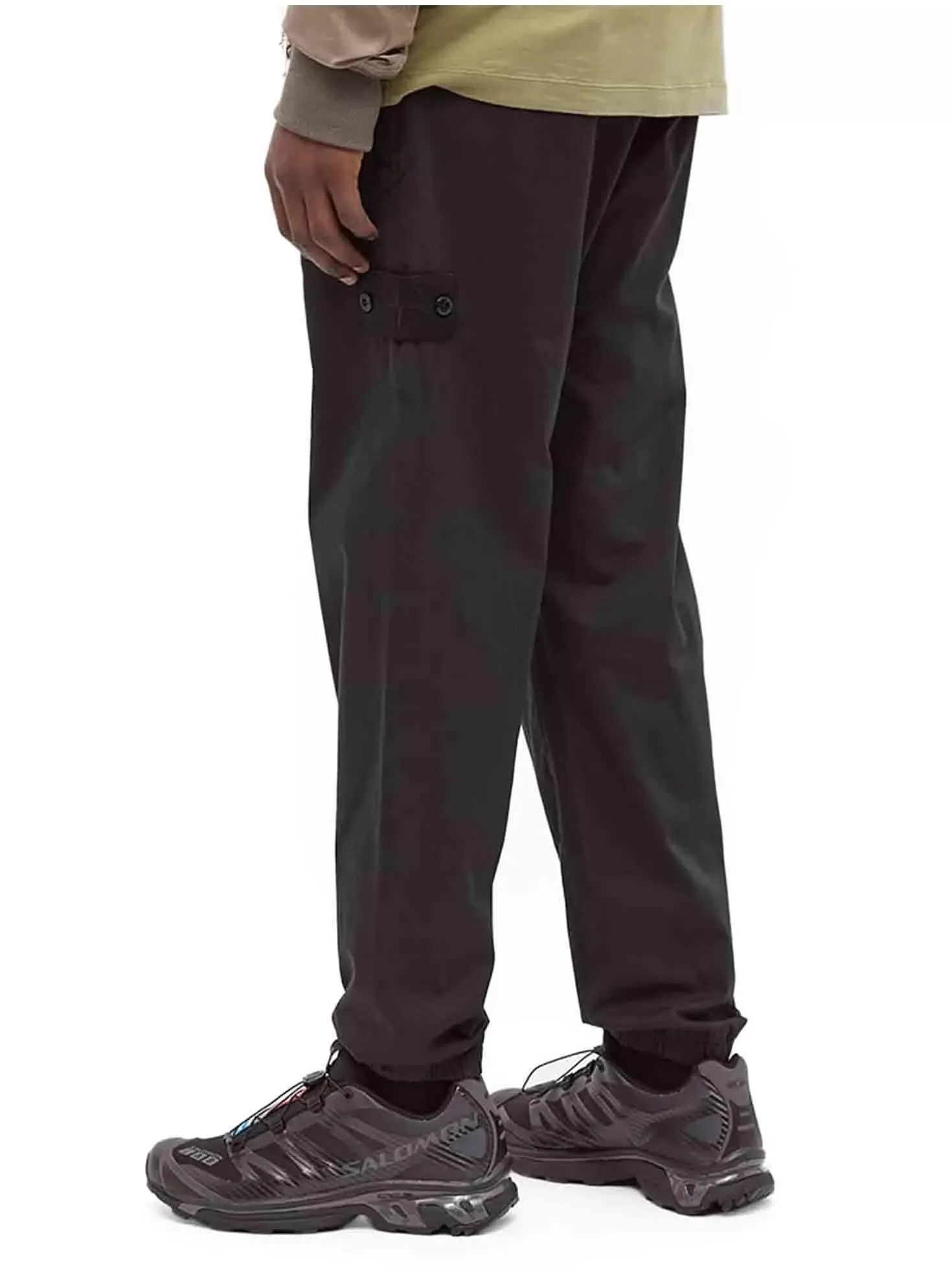 Stone Island Ghost Track Cargo Pants Black