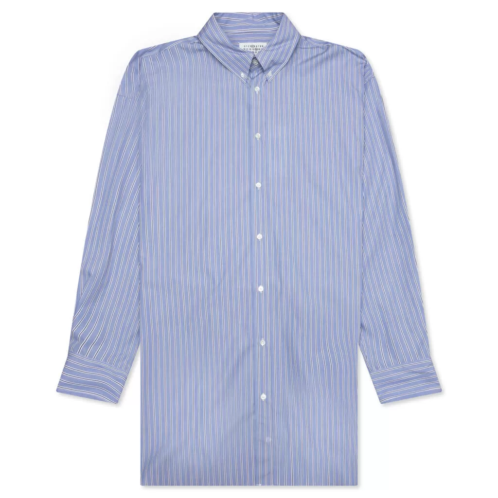 Striped L/S Shirt - Blue