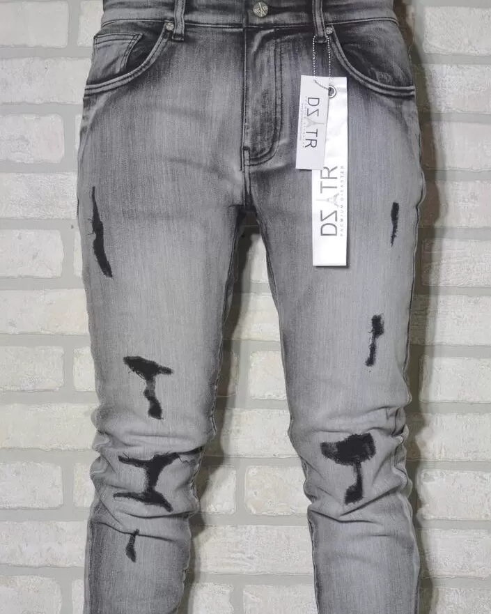 Super Stretch Ripped Denim