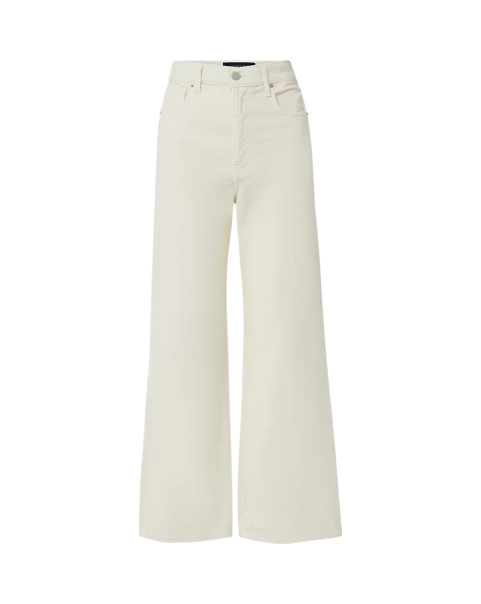 Taylor Cropped Corduroy Wide-Leg Pant