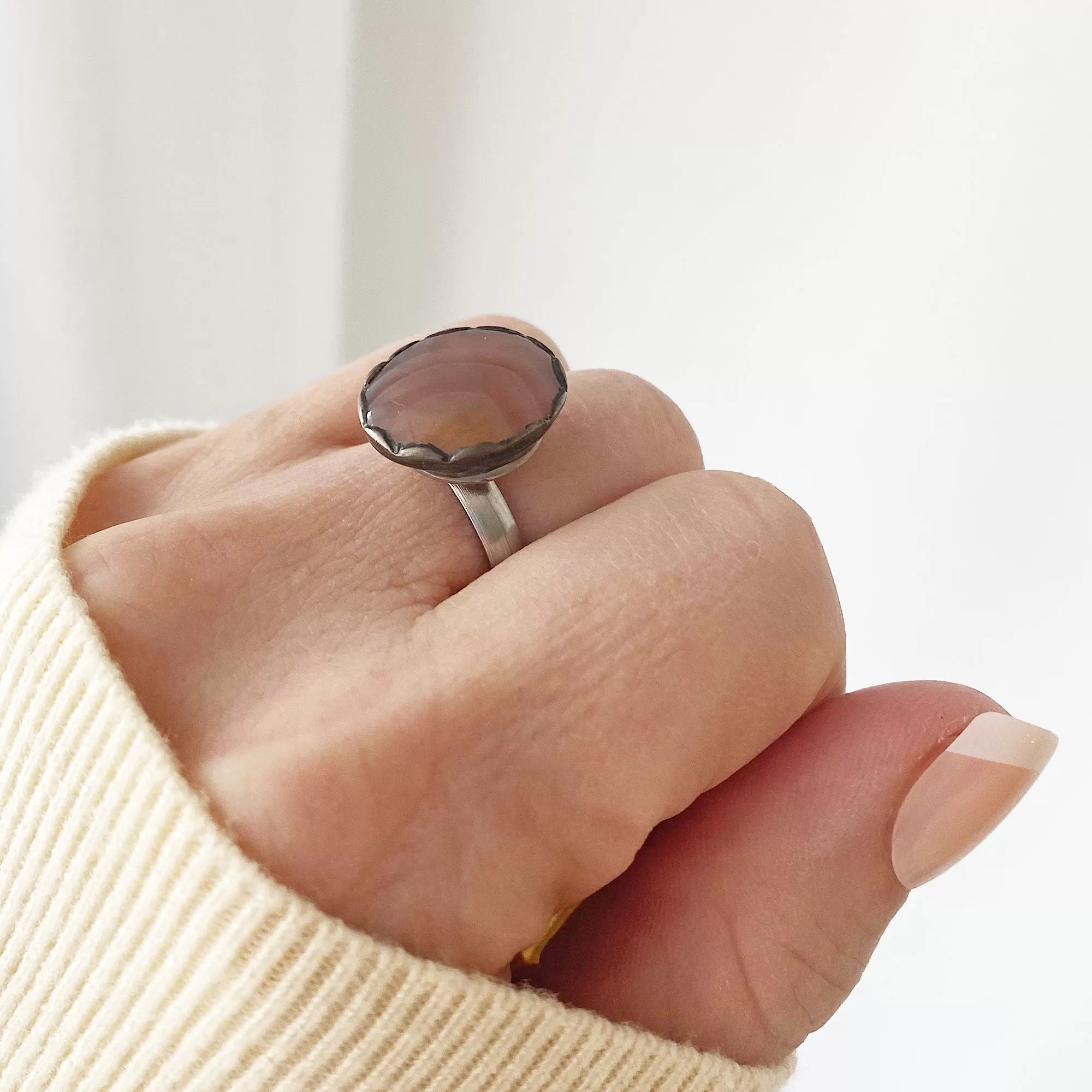 THIERRY semi precious stone ring