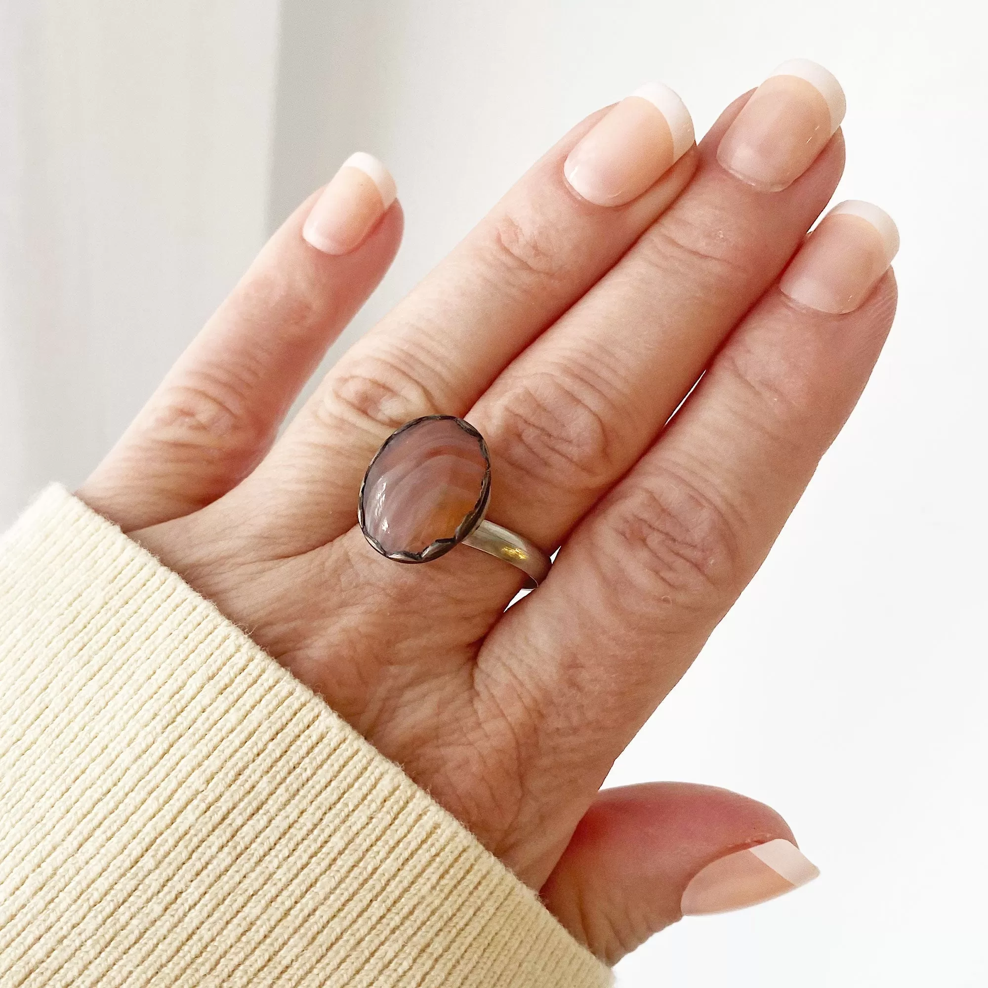 THIERRY semi precious stone ring