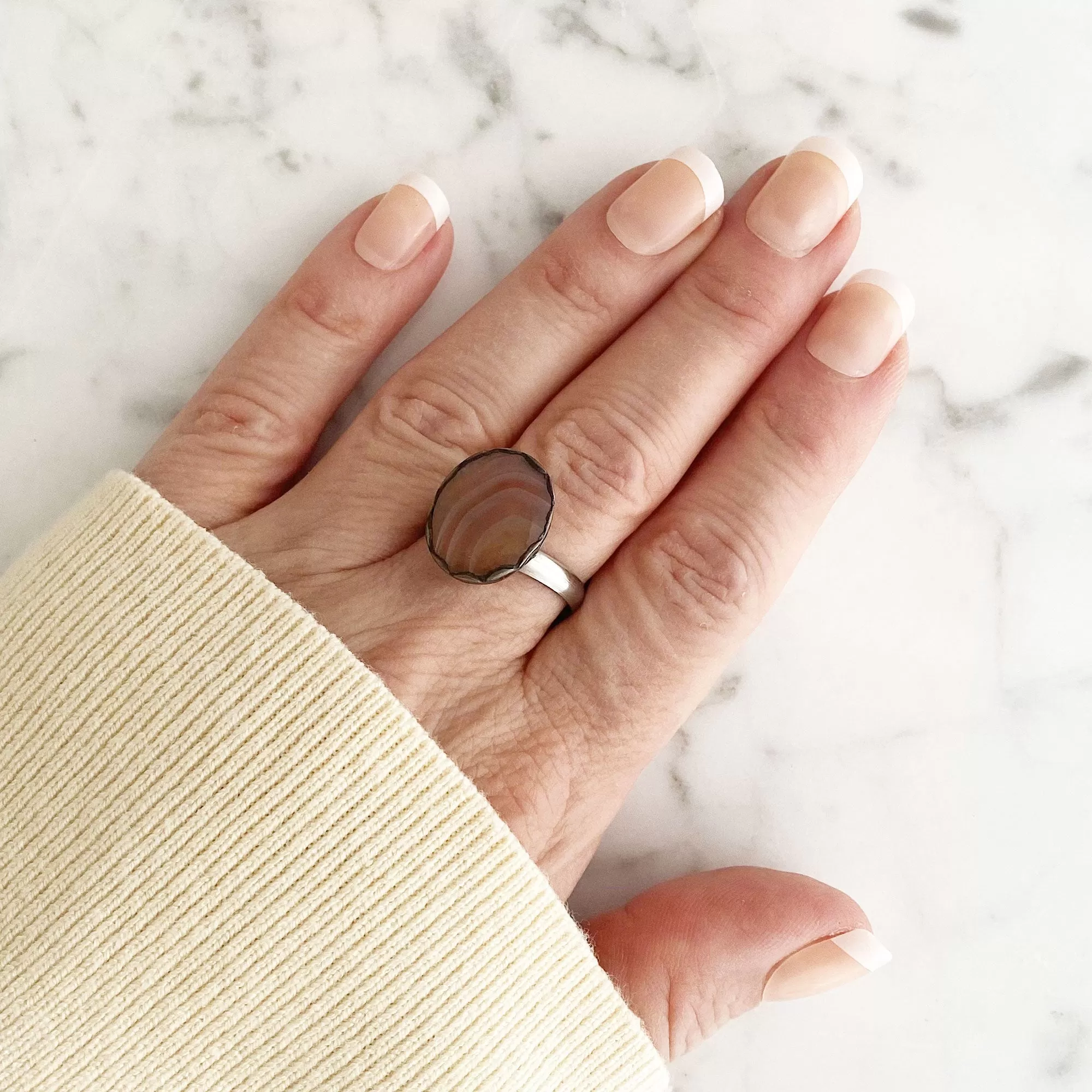 THIERRY semi precious stone ring