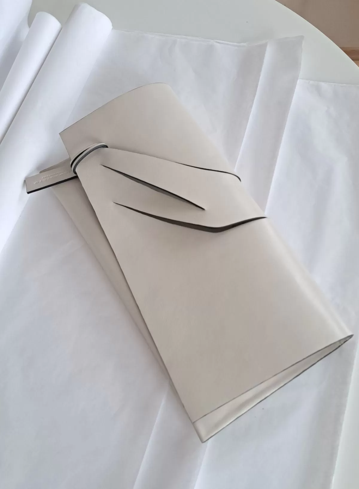 Triangular Slashed Clutch - Size   Colour Options