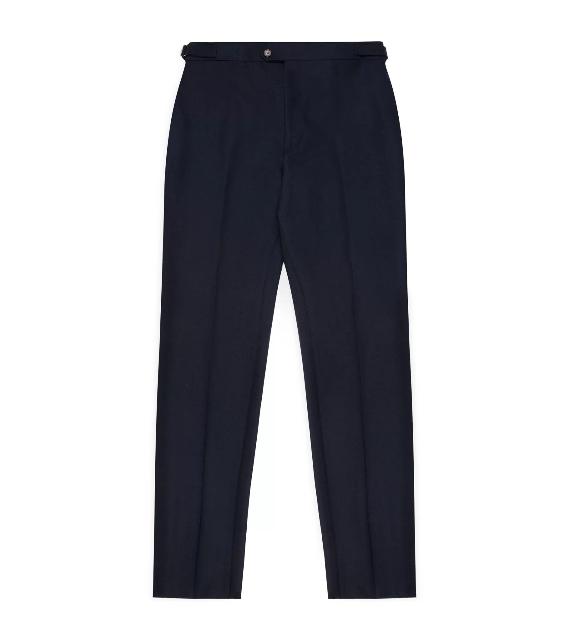 Trunk Wigmore Wool Fresco Suit Trousers: Navy