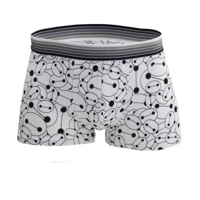 Underwear Men Lovely Cartoon Print Boxer shorts Breathable Panties