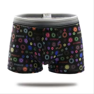 Underwear Men Lovely Cartoon Print Boxer shorts Breathable Panties