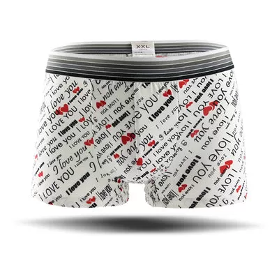 Underwear Men Lovely Cartoon Print Boxer shorts Breathable Panties