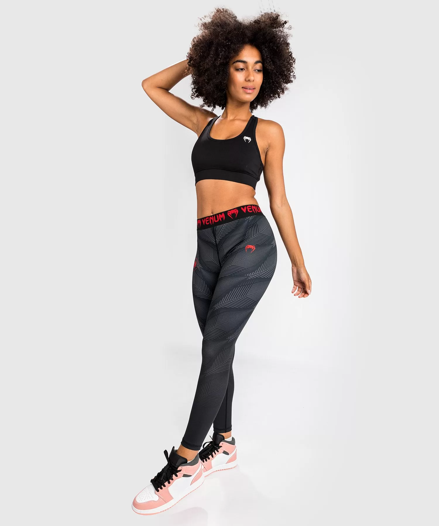 Venum Phantom Leggings - Black/Red