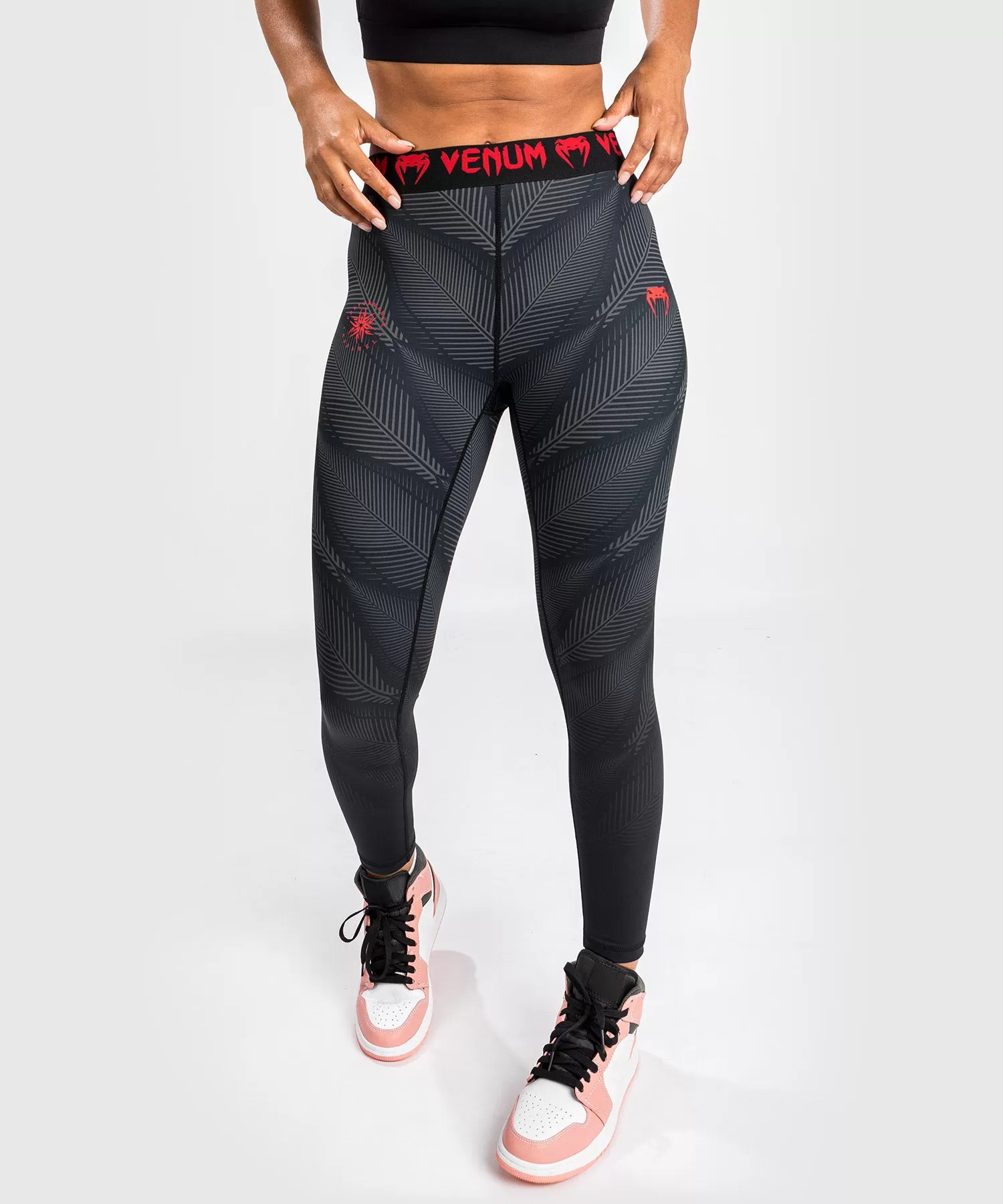 Venum Phantom Leggings - Black/Red