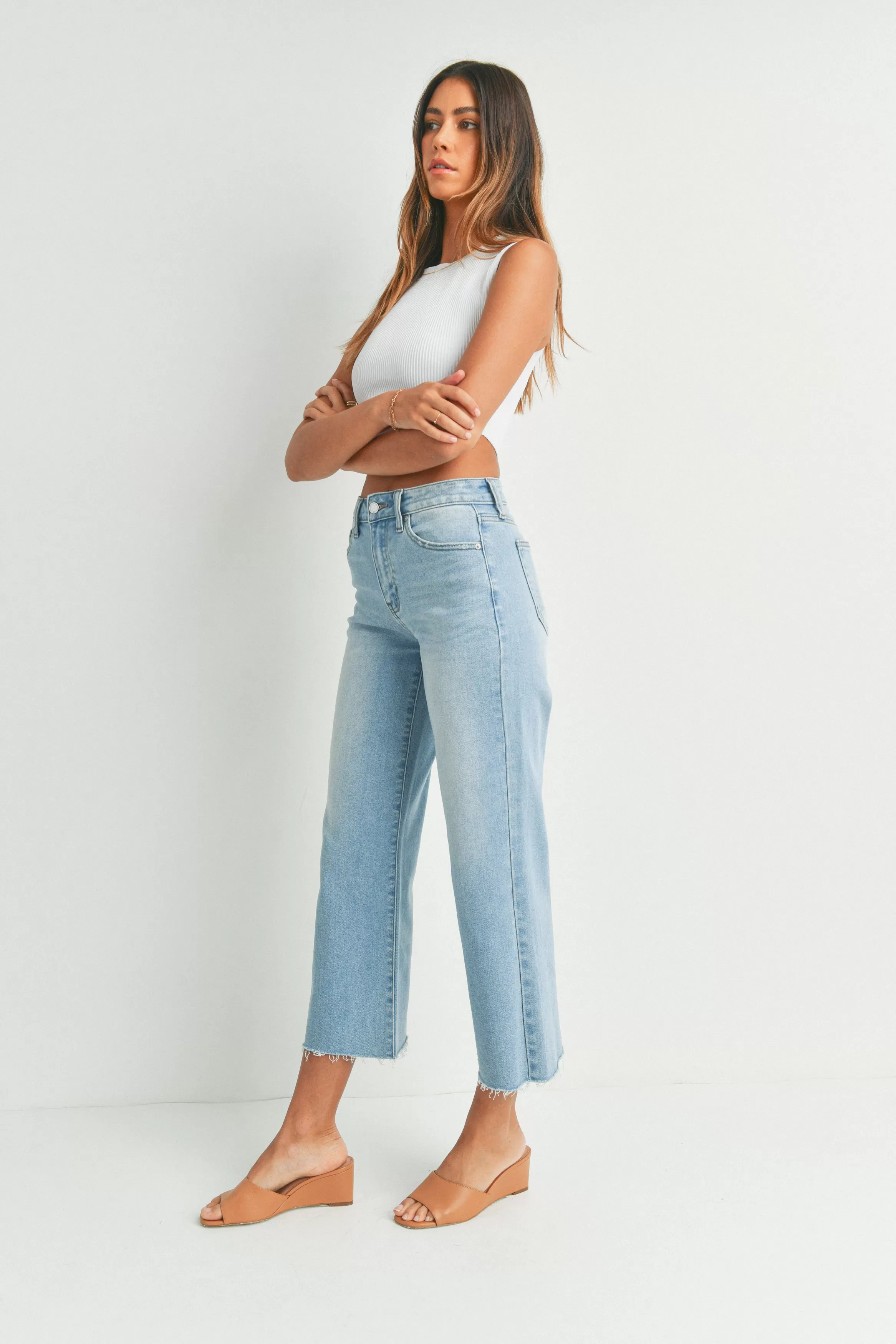 Victoria Wide Leg Jeans Light