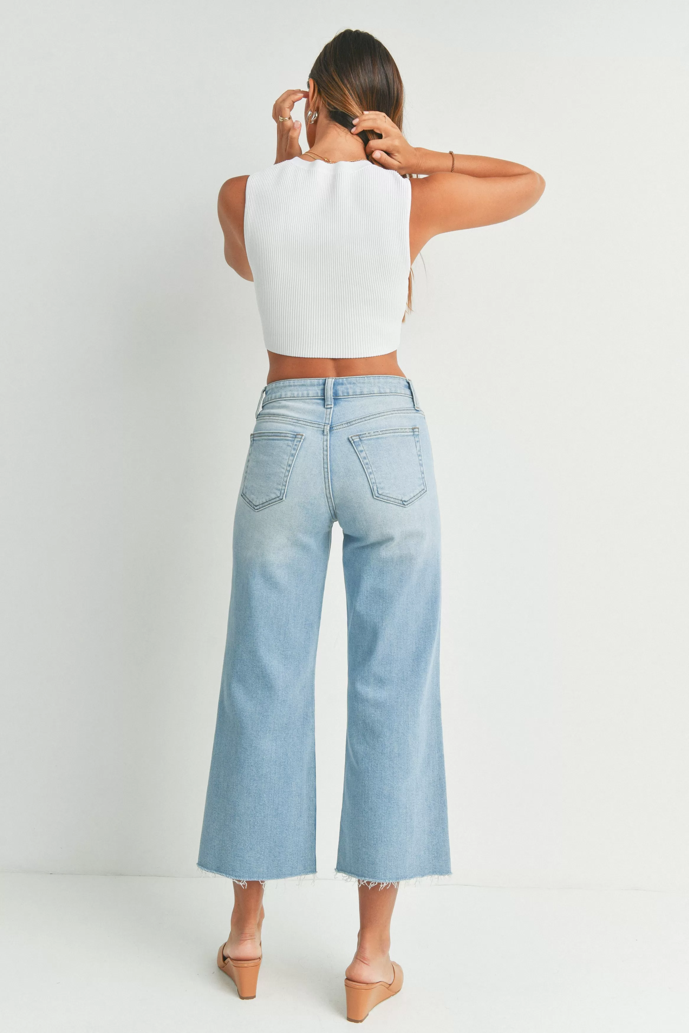 Victoria Wide Leg Jeans Light