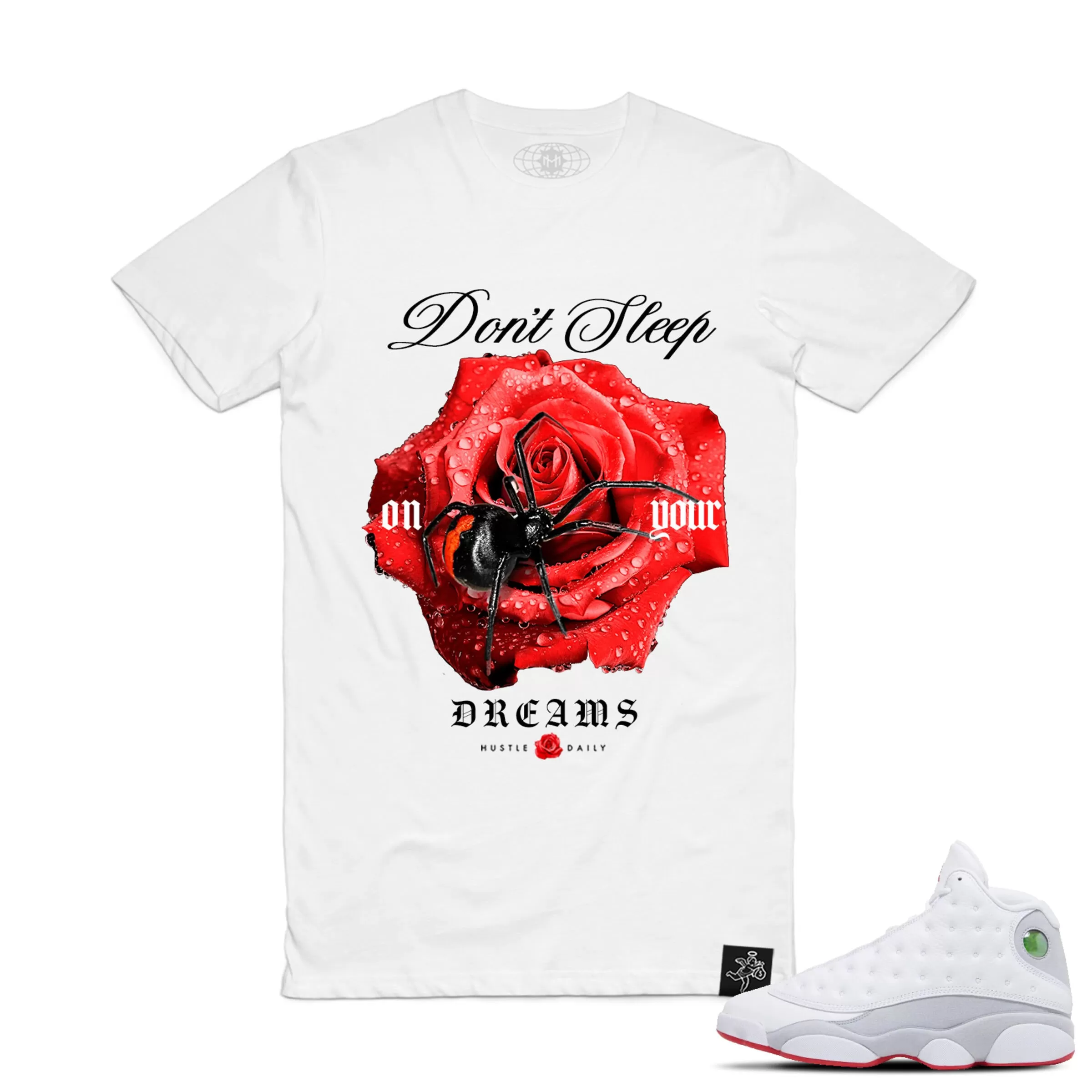 WIDOW ROSE TEE WHITE