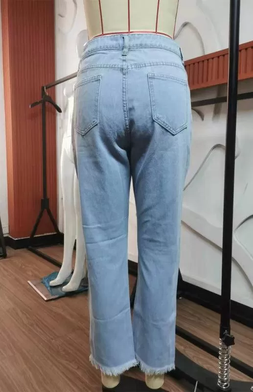 Women Ripped Jeans Pants