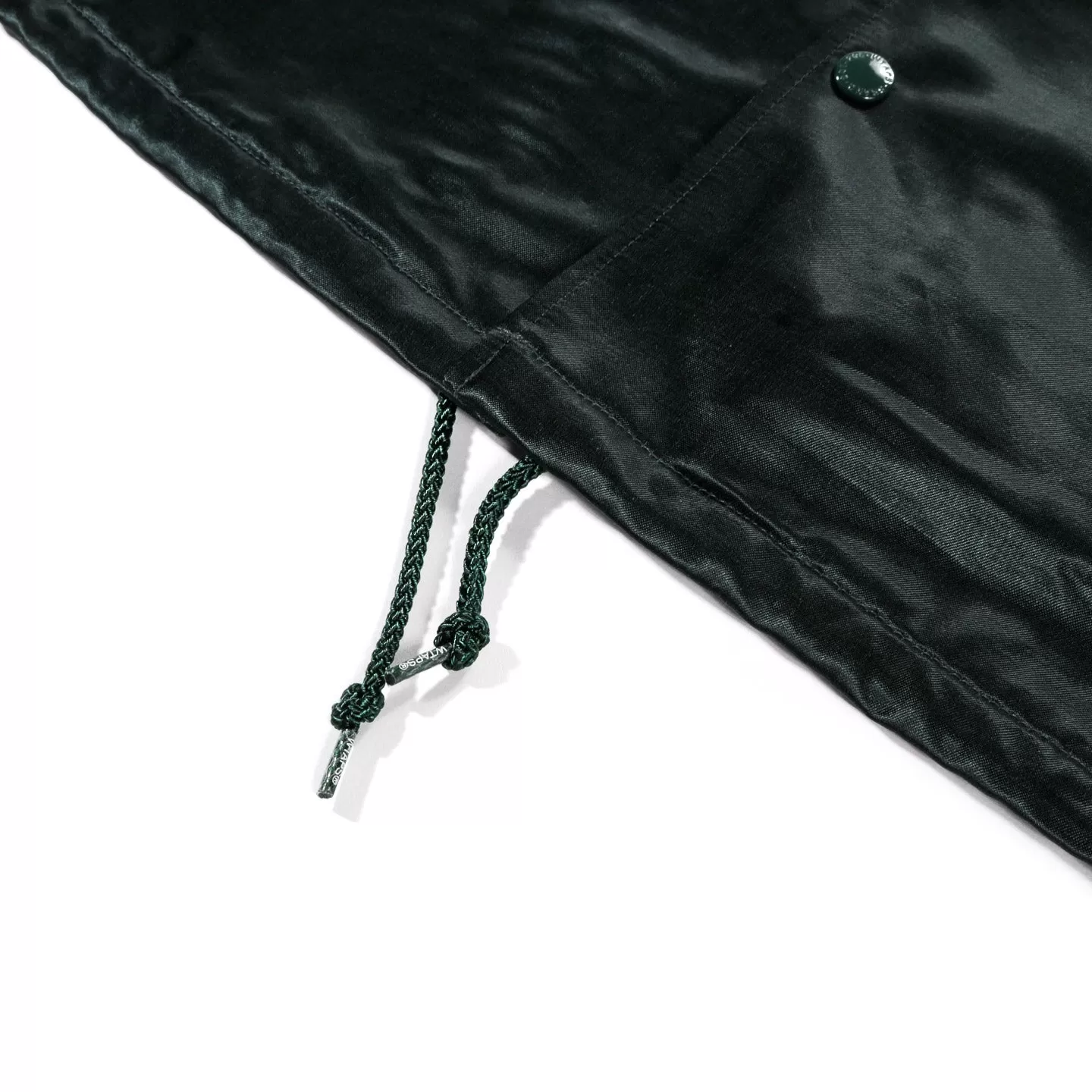 WTAPS SATIN LEAGUE JACKET GREEN