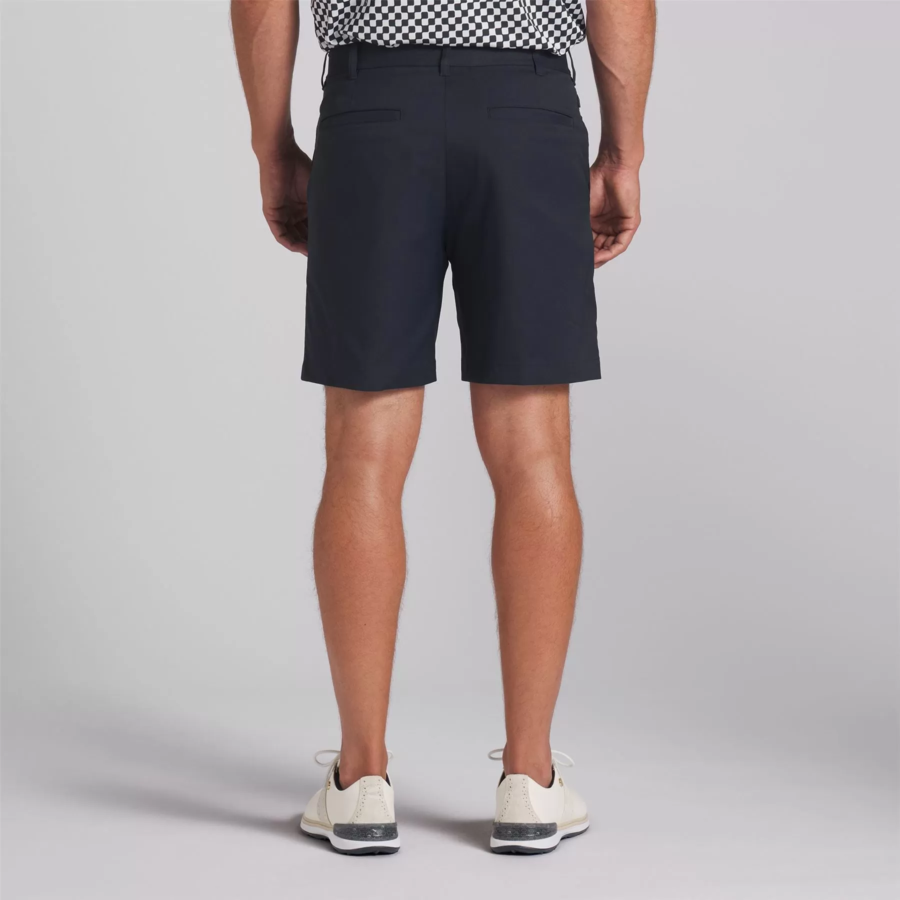 x AP Pleated Golf Shorts Deep Navy - SS24