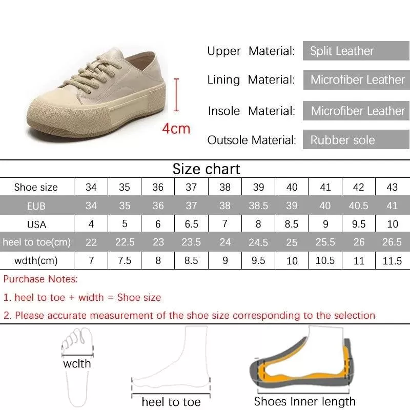 Y175 Women's Casual Shoes - Platform Sneakers With Thick Bottom