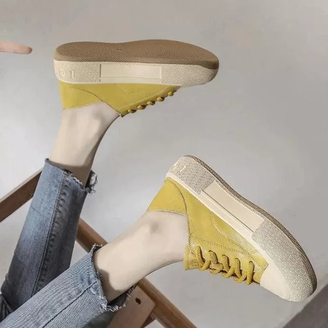 Y175 Women's Casual Shoes - Platform Sneakers With Thick Bottom