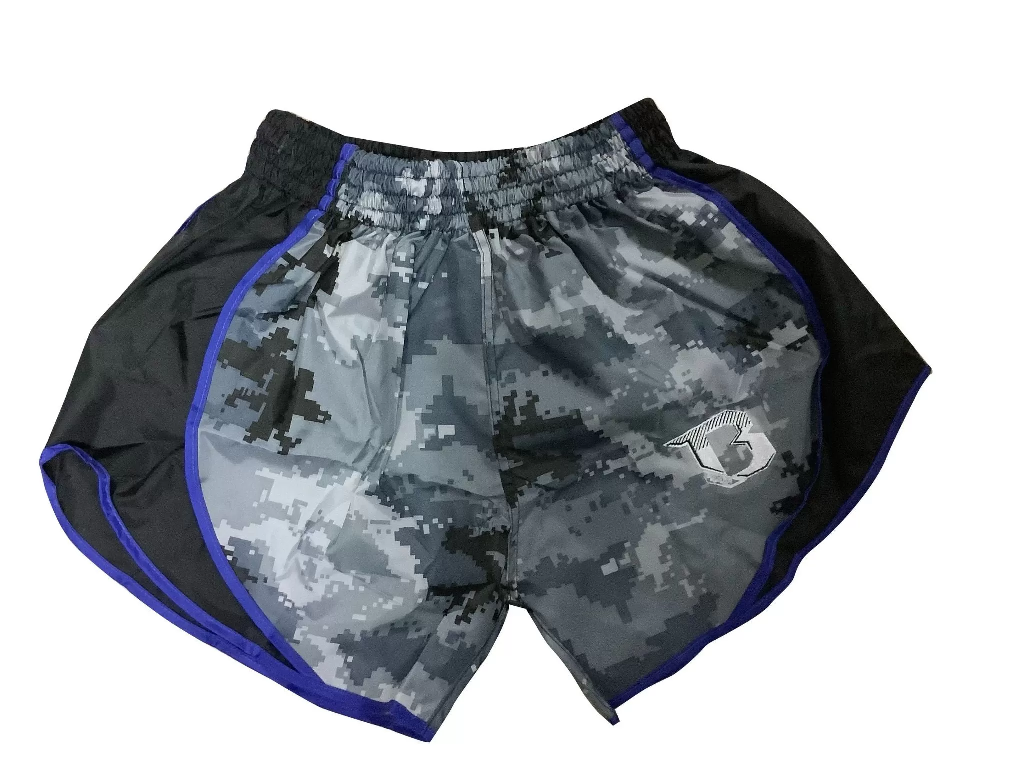 泰拳褲 Muay Thai Shorts:Booster Retro Hybrid Karo Blue